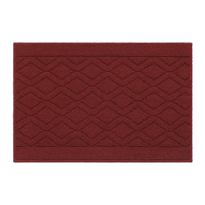 20x30 Red Wave Geometric Kitchen Mat