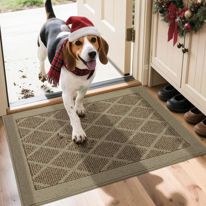 20x32 Beige Plain Diamond Door Mats