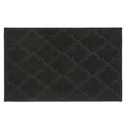 20x32 Black Trellis Scatter Rugs for Kitchen