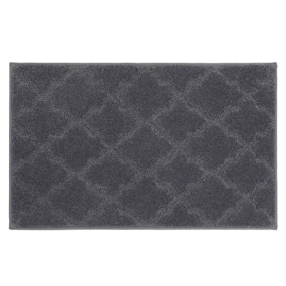 20x32 Dark Grey Trellis Scatter Rugs for Kitchen