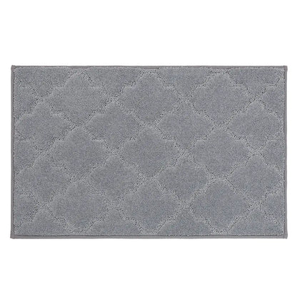 20x32 Grey Trellis Scatter Rugs for Kitchen