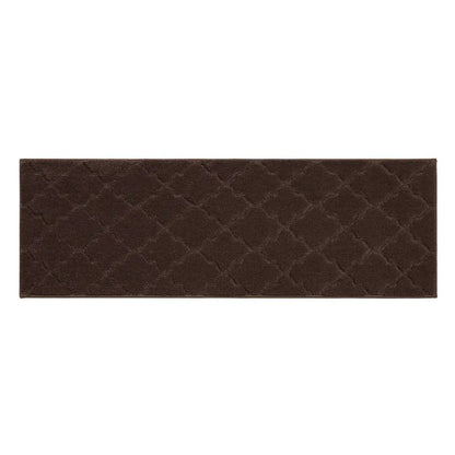 20x59 Brown Trellis Scatter Rugs for Kitchen
