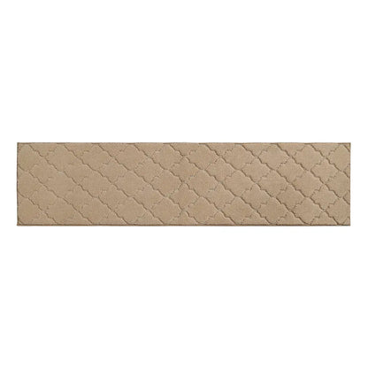20x79 Beige Trellis Scatter Rugs for Kitchen