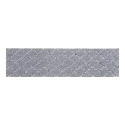 20x79 Grey Trellis Scatter Rugs for Kitchen