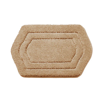 24x36 Beige Oval Fluffy Bath Rug