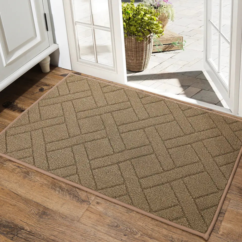 24x36 Middle Beige Classic Pattern Mud Door Mat