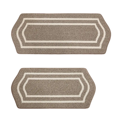24x48 24x59 Brown Long Oval Washable Kitchen Rugs