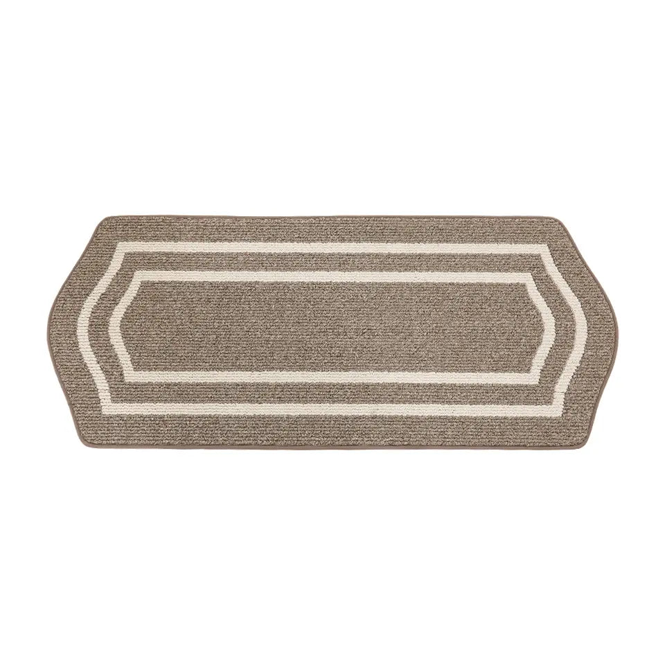 24x59 Brown Long Oval Washable Kitchen Rugs