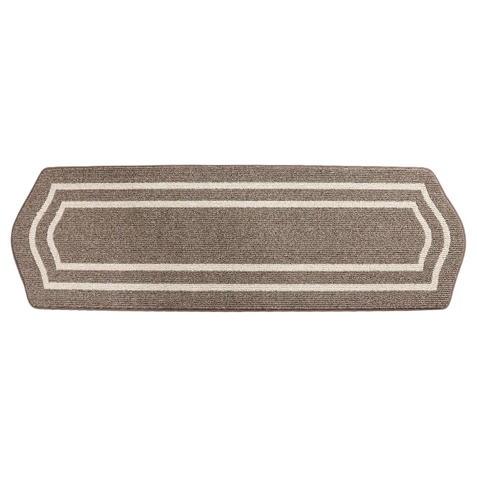 24x79 Brown Long Oval Washable Kitchen Rugs