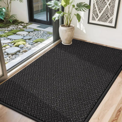 32x48 Black Chevron Door Mats