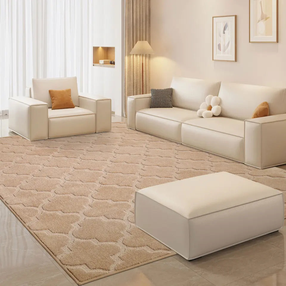 72x108 Beige Large Area Rugs