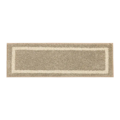 9x28 Beige Carpet with Border for Stairs