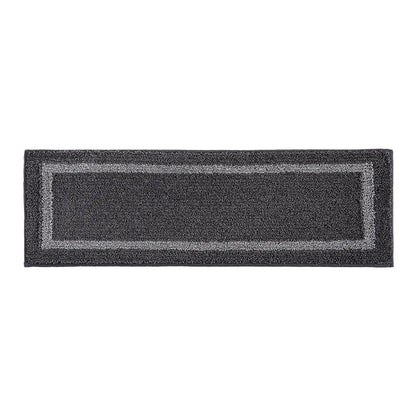 9x28 Black Carpet with Border for Stairs