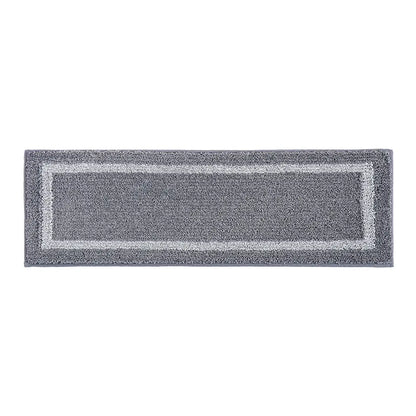 9x28 Grey Carpet with Border for Stairs