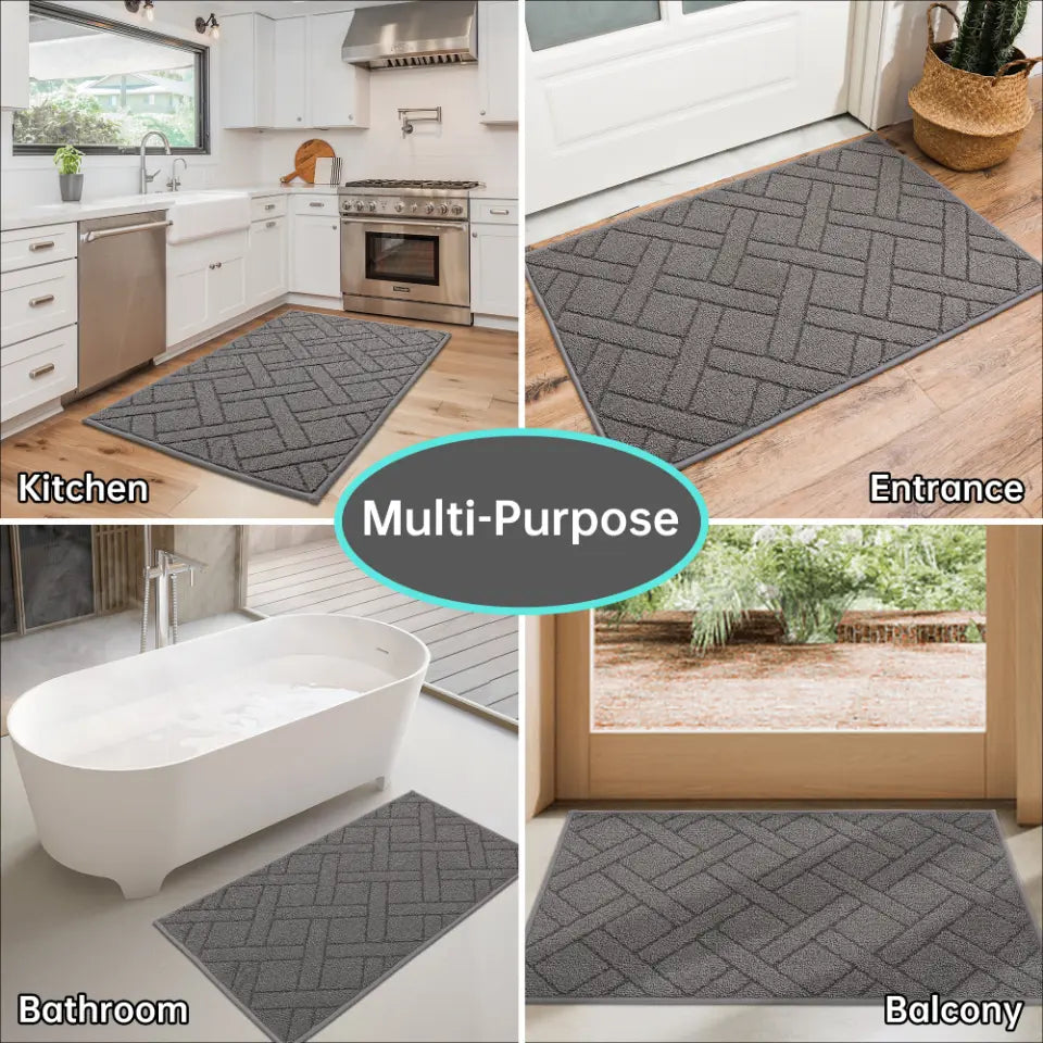 Application of Grey Simple Door Mat
