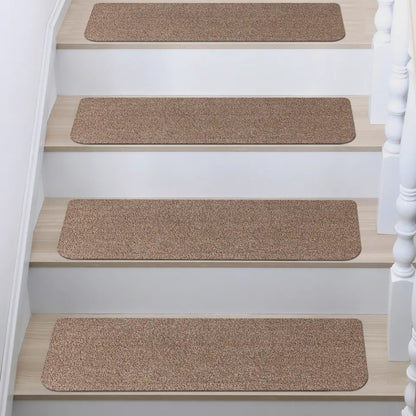 Beige Bullnose Non-Slip Stair Treads