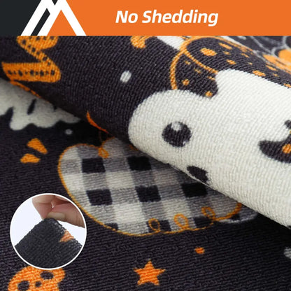 No Shedding Pumpkin Halloween Rugs for Kitchen