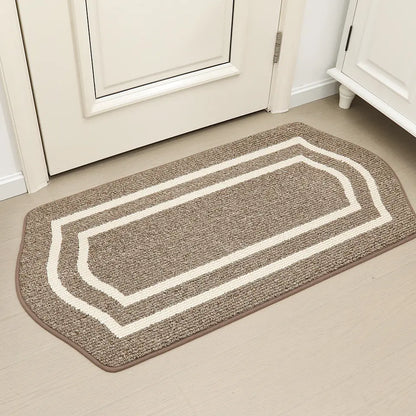 Oval Kitchen Mat Before Kitchen Door