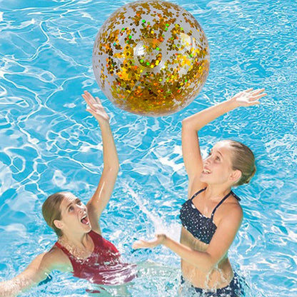 Inflatable Glitter Beach Ball