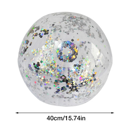 Inflatable Glitter Beach Ball