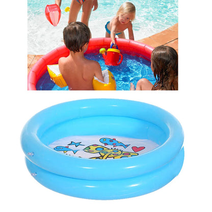 Round Cartoon Inflatable Bath Tub