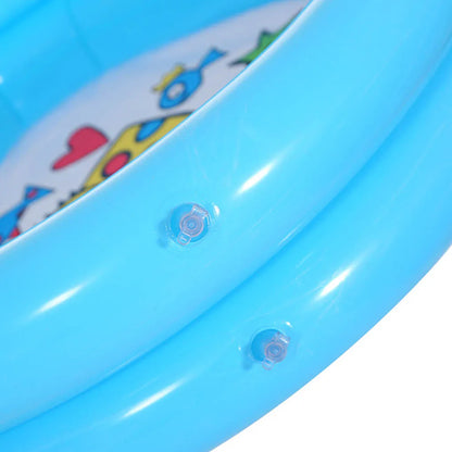 Round Cartoon Inflatable Bath Tub