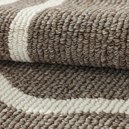 Texture Detail of Long Oval Kitchen Rug